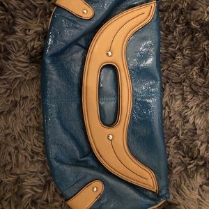 Cute teal Nine West clutch